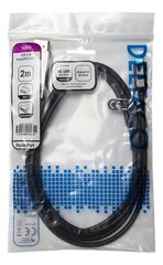 Deltaco USBC-DP200, USB-C, DisplayPort, 2m цена и информация | Кабели и провода | hansapost.ee