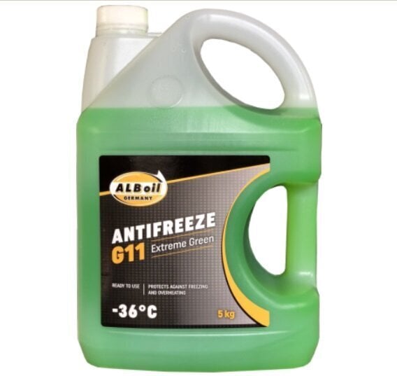 Antifriis ALB Extreme G11 Green -36, 5 kg цена и информация | Klaasipesuvedelikud ja jahutusvedelikud | hansapost.ee
