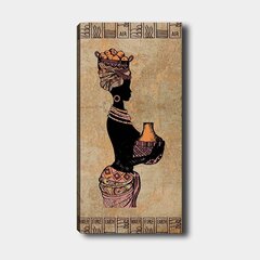 Репродукция Африканка цена и информация | Настенные деревянные декорации | hansapost.ee