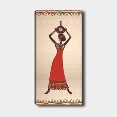 Репродукция Африканка цена и информация | Настенные деревянные декорации | hansapost.ee