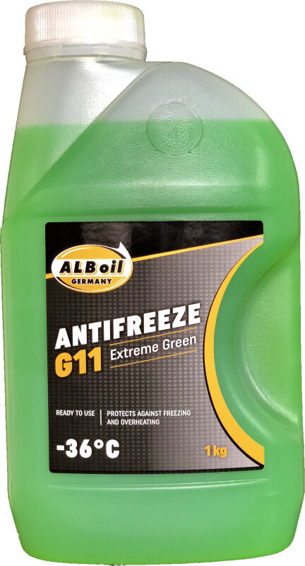 Antifriis ALB Extreme G11 Green -36, 1 kg цена и информация | Klaasipesuvedelikud ja jahutusvedelikud | hansapost.ee