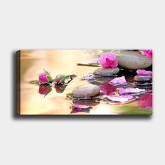 Репродукция Цветы и камни в воде цена и информация | Настенные деревянные декорации | hansapost.ee