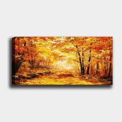Репродукция Осень в лесу цена и информация | Настенные деревянные декорации | hansapost.ee