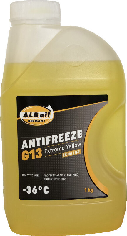 Antifriis ALB Extreme Yellow G13 Long Life -36, 1 kg цена и информация | Klaasipesuvedelikud ja jahutusvedelikud | hansapost.ee