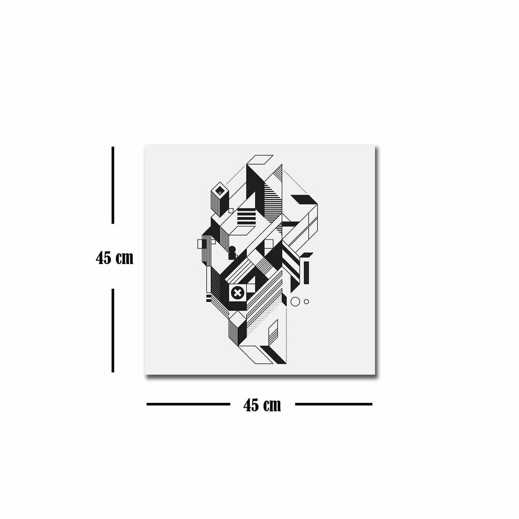 Reproduktsioon Abstraktsed geomeetrilised kujundid цена и информация | Seinapildid | hansapost.ee