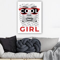 Pilt lõuendil Cool girl hind ja info | Seinapildid | hansapost.ee