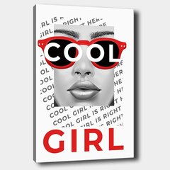 Pilt lõuendil Cool girl hind ja info | Seinapildid | hansapost.ee