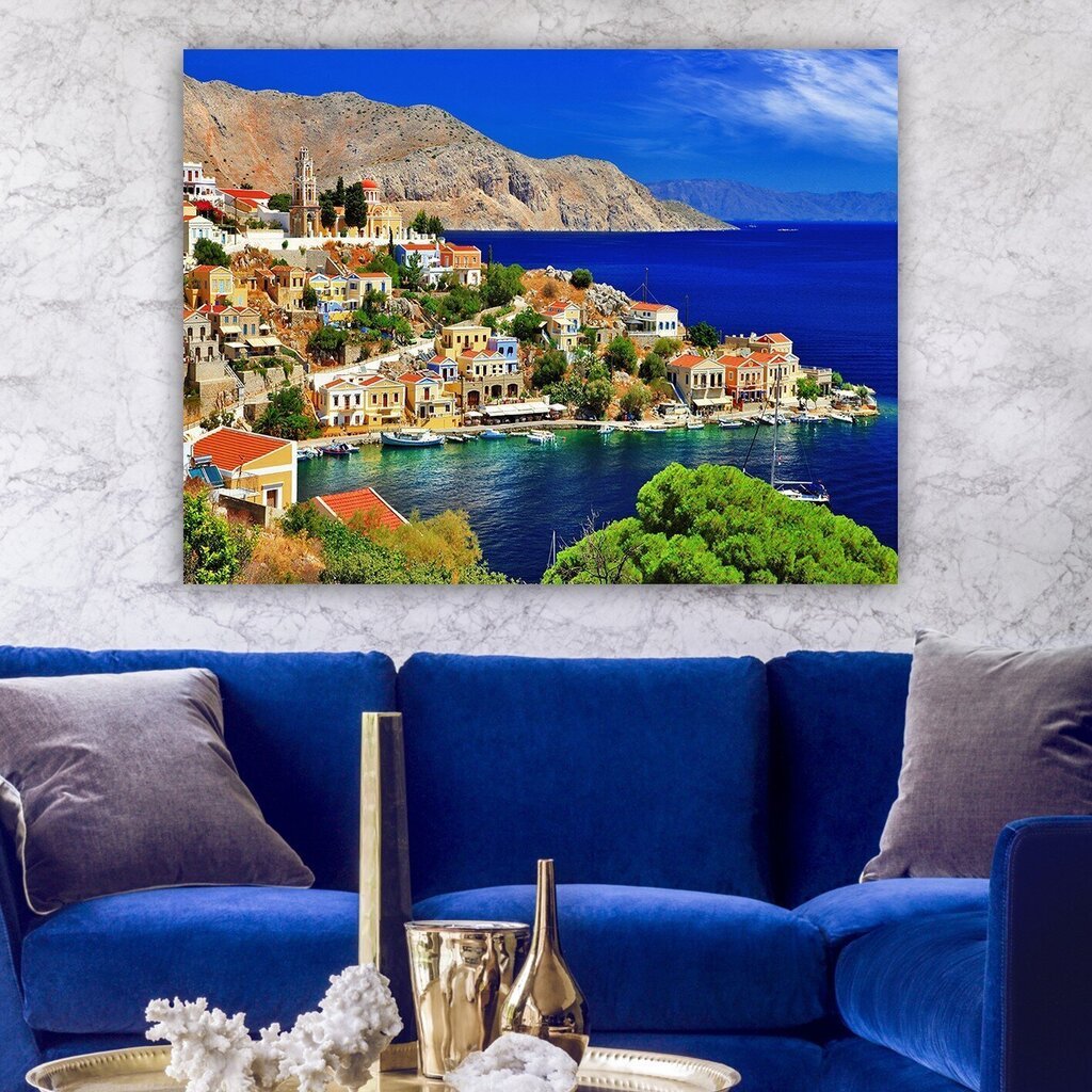 Pilt lõuendil Kreeka saarel hind ja info | Seinapildid | hansapost.ee
