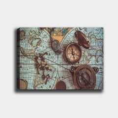 Репродукция Карта мира цена и информация | Настенные деревянные декорации | hansapost.ee