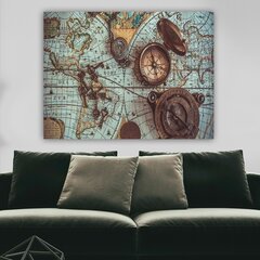 Репродукция Карта мира цена и информация | Настенные деревянные декорации | hansapost.ee
