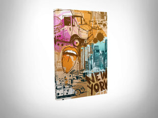 Репродукция Нью-Йорк цена и информация | Настенные деревянные декорации | hansapost.ee