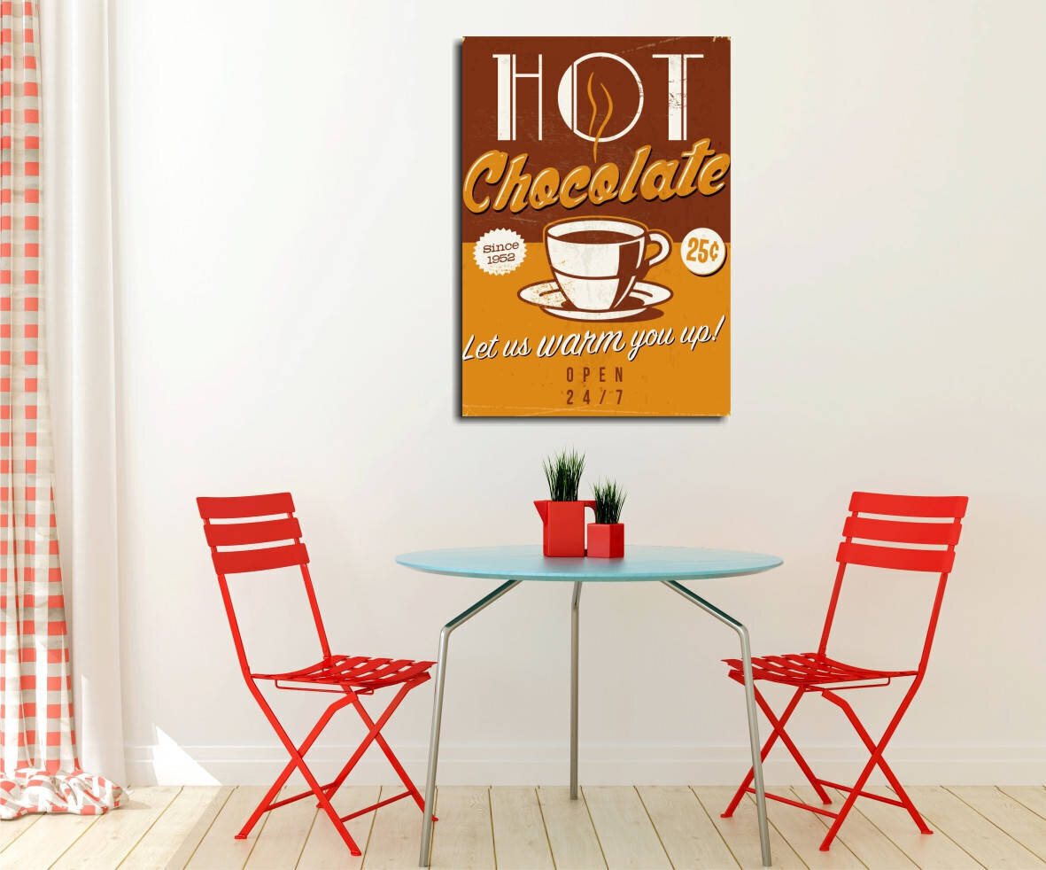 Pilt lõuendil Hot chocolate цена и информация | Seinapildid | hansapost.ee