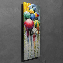 Репродукция Цветные зонтики цена и информация | Настенные деревянные декорации | hansapost.ee