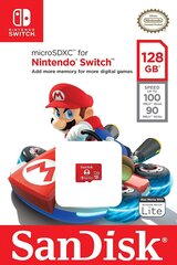 SanDisk microSDXC 128GB для Nintendo Switch цена и информация | Карты памяти для фотоаппаратов, камер | hansapost.ee