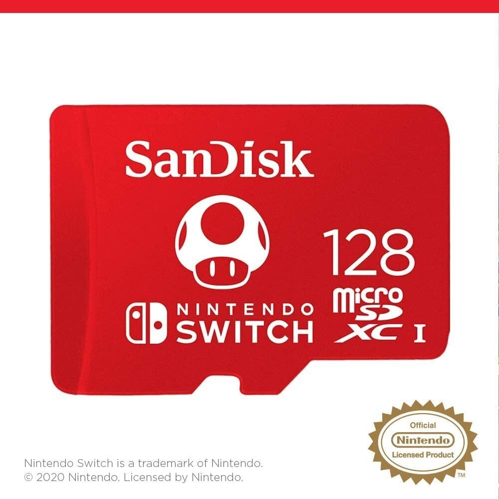 SanDisk microSDXC 128GB, Nintendo Switchile hind ja info | Fotoaparaatide mälukaardid | hansapost.ee