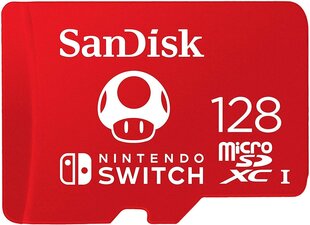 SanDisk microSDXC 128GB для Nintendo Switch цена и информация | Карты памяти для фотоаппаратов, камер | hansapost.ee
