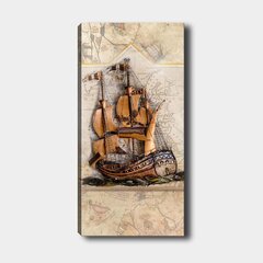 Репродукция Пиратский корабль цена и информация | Настенные деревянные декорации | hansapost.ee