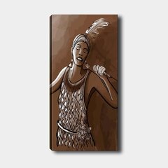Репродукция Женщина с микрофоном цена и информация | Настенные деревянные декорации | hansapost.ee