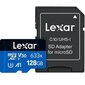 Lexar mälukaart microSDXC 128GB 633X V30 R95/W45 + adapter цена и информация | Fotoaparaatide mälukaardid | hansapost.ee