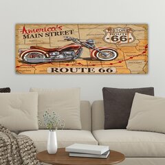 Репродукция Мотоцикл цена и информация | Настенные деревянные декорации | hansapost.ee