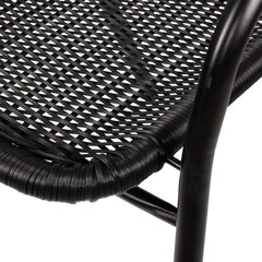 Уличный стул Springos GF1011, черный цена и информация | Садовые стулья, кресла, пуфы | hansapost.ee