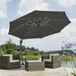 Päikesevari Sun Garden 3,75 m, must цена и информация | Päikesevarjud ja markiisid | hansapost.ee