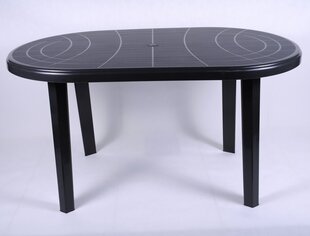 Пластмассовый стол Jantar, серый цена и информация | Садовые столы, столики | hansapost.ee
