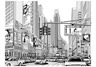 Fototapeet - Street in New York city hind ja info | Fototapeedid | hansapost.ee