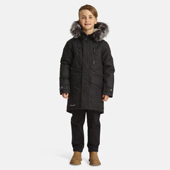 Huppa парка для мальчиков DAVID, черный  907162354 цена и информация | Зимняя одежда для детей | hansapost.ee