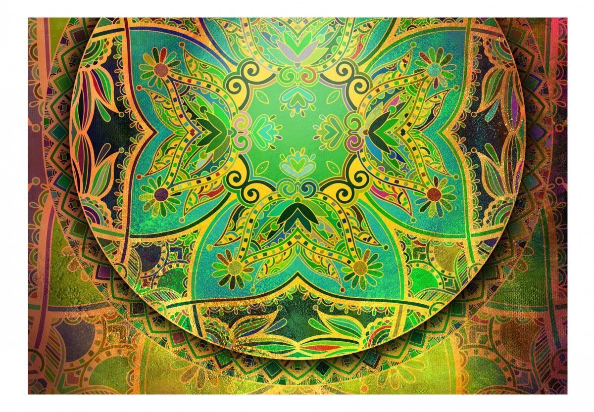 Fototapeet - Mandala: Emerald Fantasy hind ja info | Fototapeedid | hansapost.ee
