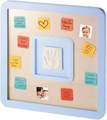 Mälestuse raam beebikuudeks Baby Art messages print frame hind ja info | Beebide käe- ja jalatemplid ning käejäljendid | hansapost.ee