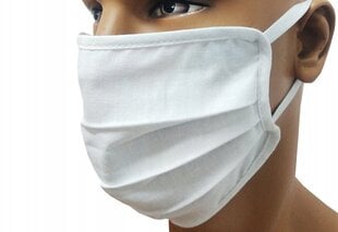 Korduvkasutatav mask 1 kihiline, valge hind ja info | Esmaabi | hansapost.ee