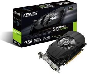 Videokaart Asus Phoenix GeForce GTX1050 Ti 4GB GDDR5 PCIE PH-GTX1050TI-4G цена и информация | Видеокарты | hansapost.ee