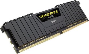 Corsair Vengeance LPX 16GB DDR4 DRAM 2666MHz C16 - black hind ja info | Operatiivmälu | hansapost.ee