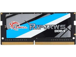 G.Skill Ripjaws DDR4 SODIMM 2x16GB 2666MHz CL18 (F4-2666C18D-32GRS) hind ja info | G.Skill Arvutid ja IT- tehnika | hansapost.ee