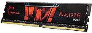 G.Skill Aegis DDR4, 16GB, 2400MHz, CL17 (F4-2400C17S-16GIS) цена и информация | Объём памяти (RAM) | hansapost.ee