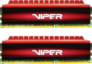 Patriot Viper 4 Red DDR4, 2x16GB, 3200MHz, CL16 (PV432G320C6K) цена и информация | Объём памяти | hansapost.ee