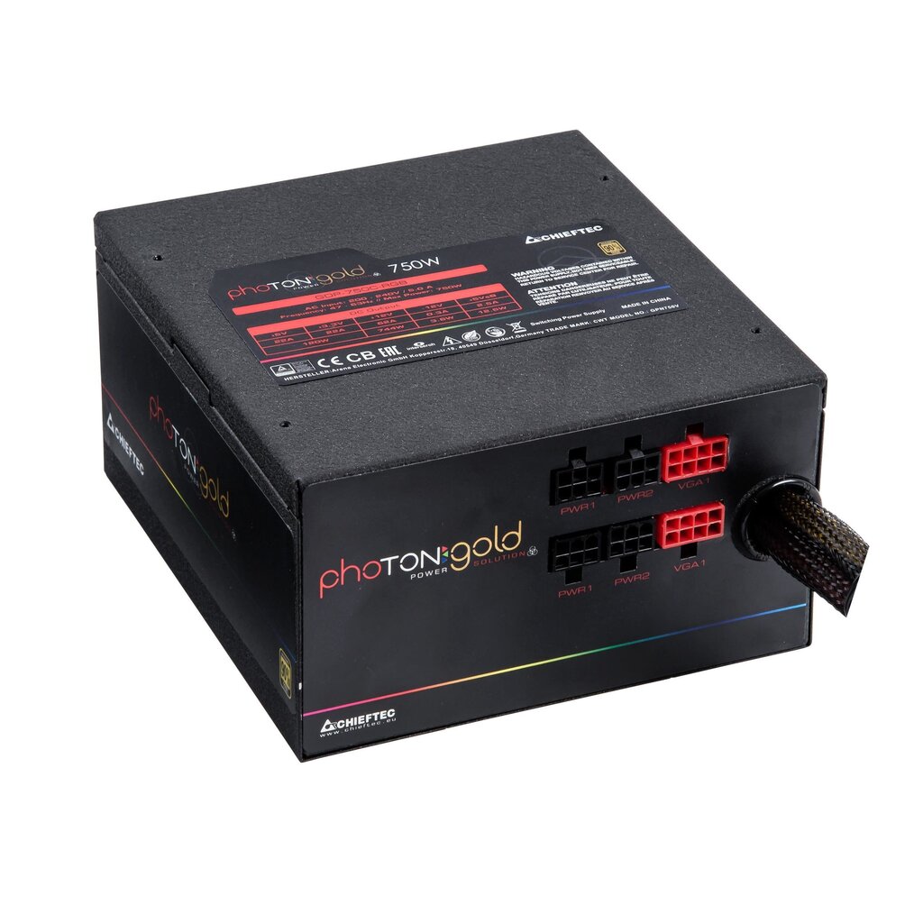 Chieftec 750W ATX-12V цена и информация | Toiteplokid | hansapost.ee