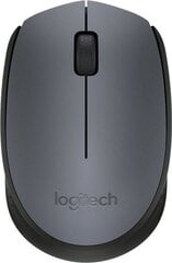 Logitech - M170, серый/черный цена и информация | Компьютерные мыши | hansapost.ee