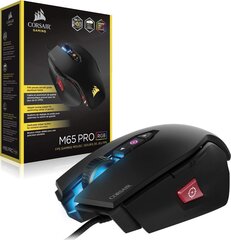 Corsair M65 PRO RGB, черный цена и информация | Мыши | hansapost.ee