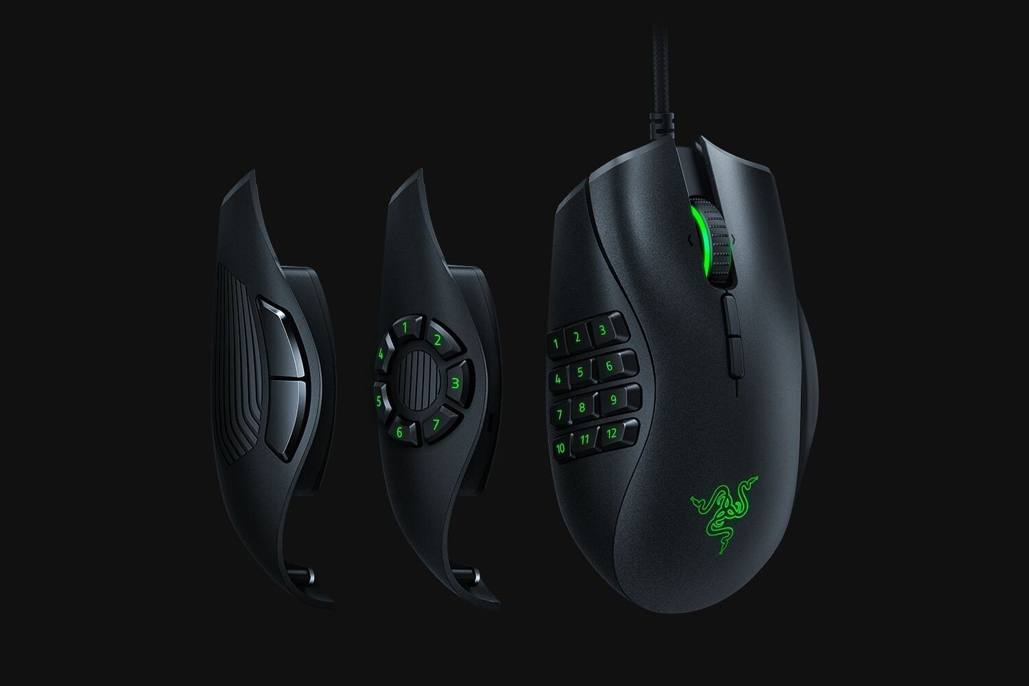 Razer Naga Trinity, must hind ja info | Arvutihiired | hansapost.ee