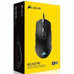 Corsair M55 RGB Pro, must hind ja info | Corsair Arvutid ja IT- tehnika | hansapost.ee