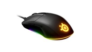 SteelSeries Rival 3, черный цена и информация | Компьютерные мыши | hansapost.ee