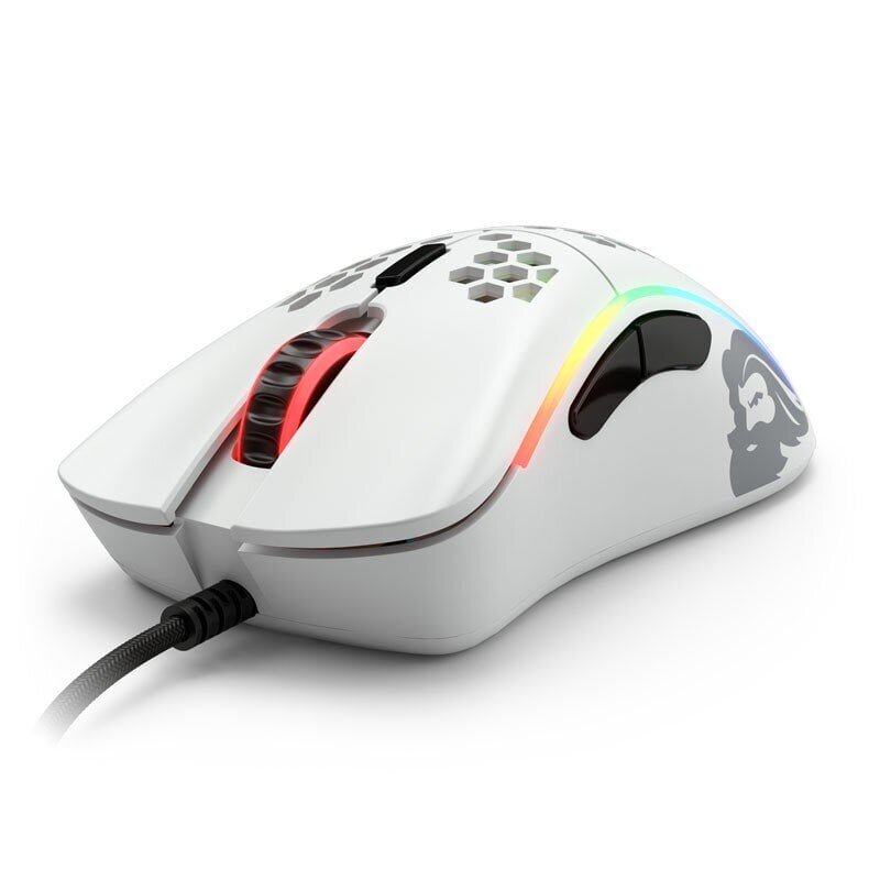 Hiir Glorious PC Gaming Race Model D Minus Matte White hind ja info | Arvutihiired | hansapost.ee