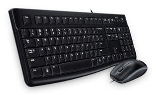 Logitech MK120 цена и информация | Клавиатура с игровой мышью 3GO COMBODRILEW2 USB ES | hansapost.ee