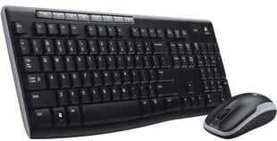 Беспроводная клавиатура + мышь Logitech MK270 (SWE) цена и информация | Клавиатуры | hansapost.ee