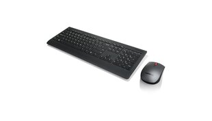 Беспроводная клавиатура и мышь Lenovo 4X30H56829, черная цена и информация | Клавиатура с игровой мышью 3GO COMBODRILEW2 USB ES | hansapost.ee