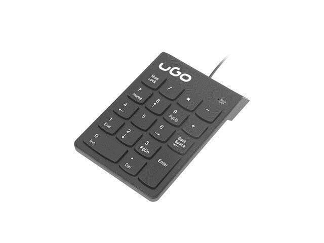 Numbriklaviatuur uGo Askja K140 (USB), must hind ja info | Klaviatuurid | hansapost.ee