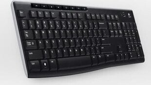 Беспроводная клавиатура Logitech K270 (NO), черная цена и информация | Клавиатуры | hansapost.ee
