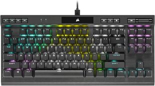 Игровая клавиатура Corsair K70 RGB TKL Cherry MX Speed, черная цена и информация | Клавиатуры | hansapost.ee